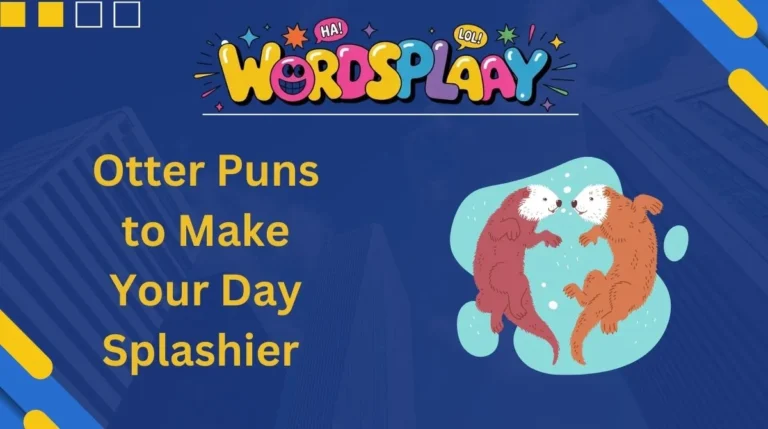 Otter Puns Make Day Splashier