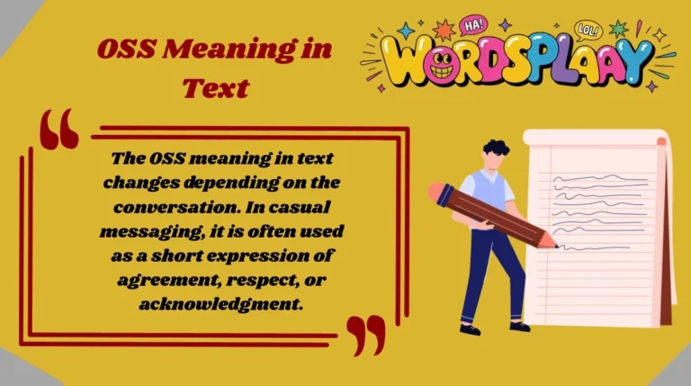 OSS Meaning in Text