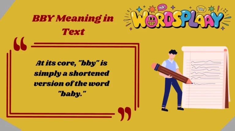 BBY Meaning in Text