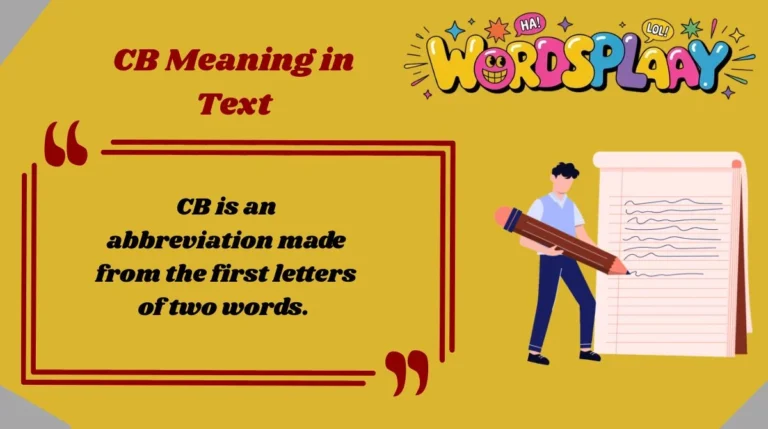 CB Meaning in Text