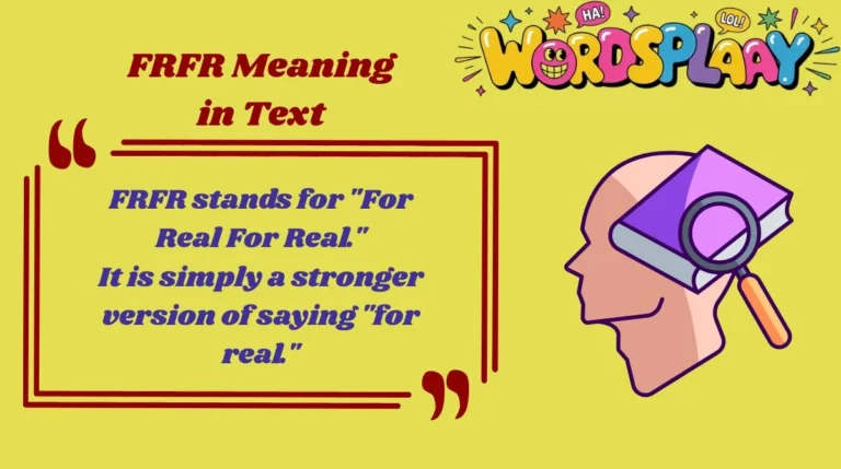 FRFR Meaning in Text