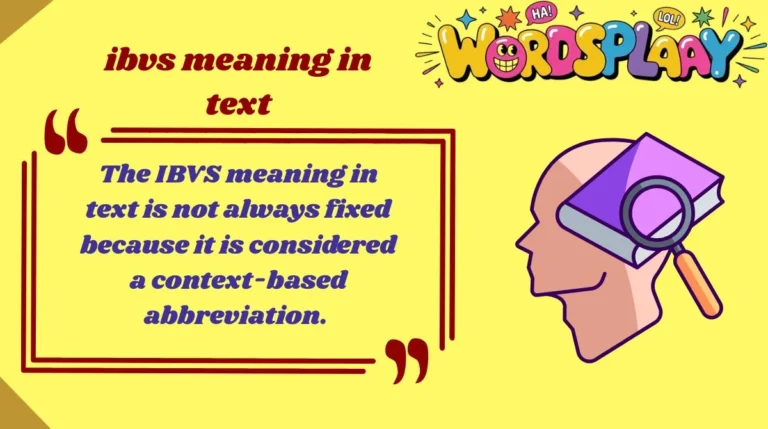 ibvs meaning in text