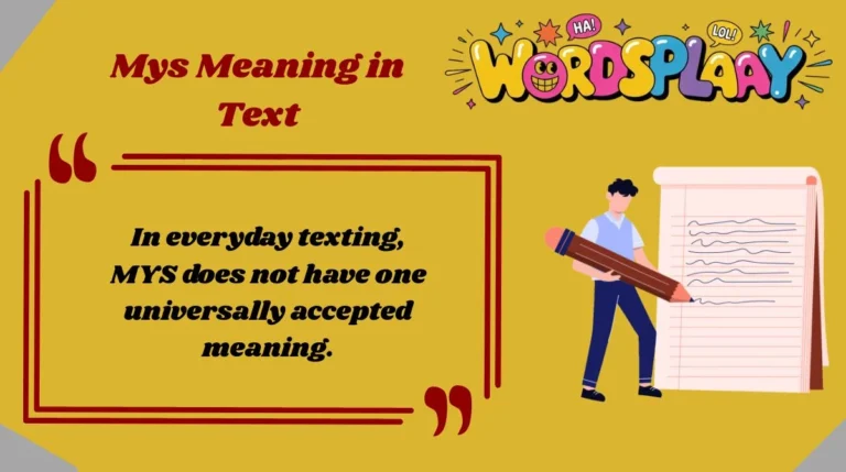Mys Meaning in Text