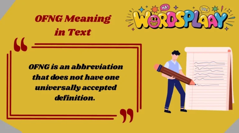OFNG Meaning in Text