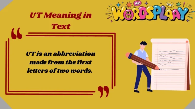 UT Meaning in Text