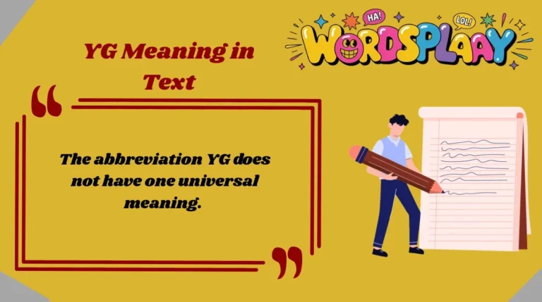 YG Meaning in Text