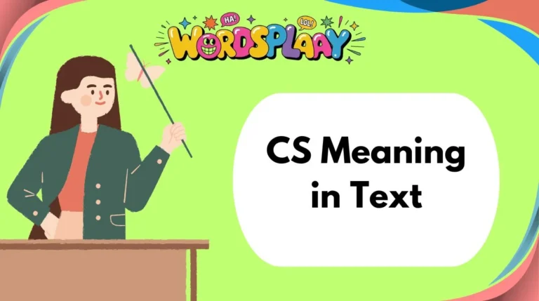 CS Meaning in Text