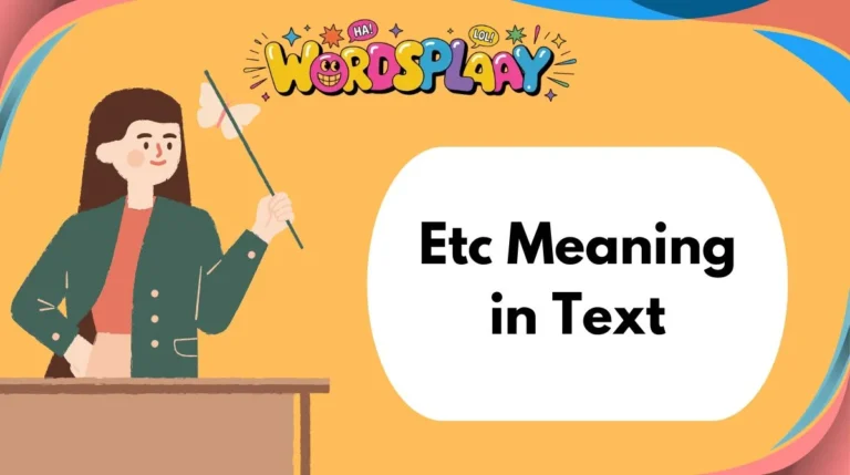 Etc Meaning in Text