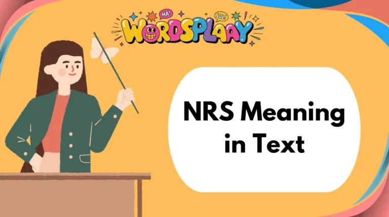 NRS Meaning in Text