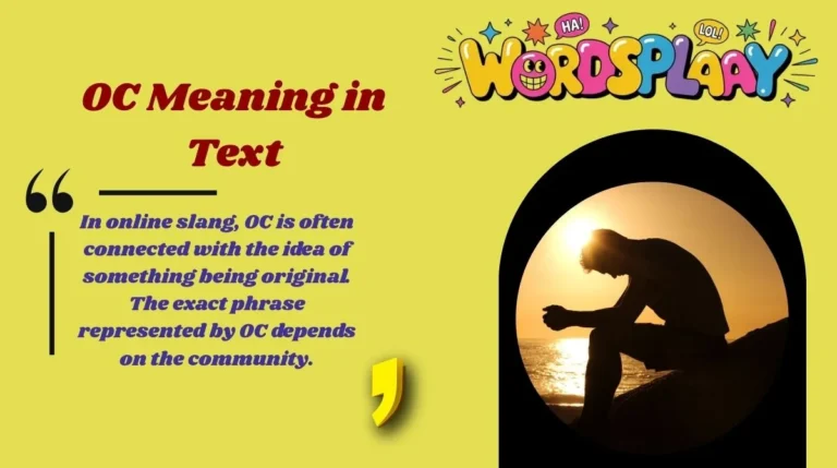OC Meaning in Text