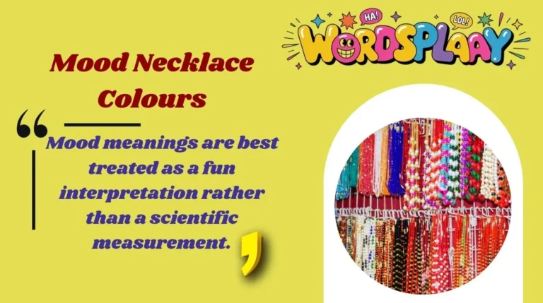 Mood Necklace Colours