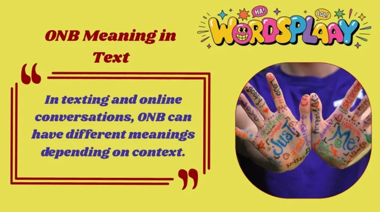 ONB Meaning in Text